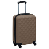 Hardcase Trolley Set 2 pcs Brown ABS 92433