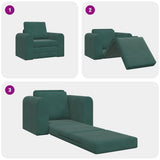Sofa Bed Dark Green 98 x 71 x 83 cm Velvet 4106668