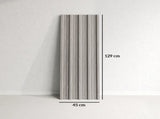 Set of 12 Corrugated Steel Roof Sheet Panels - Grey Wood Effect T3398P377581