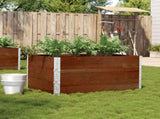 Garden Planter Brown 120x80 cm Solid Wood Pine 3295426