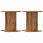 ZNTS Plant Stands 2 pcs Artisian Oak 30x30x40 cm Engineered Wood 3307854