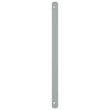 Window grilles 1000-1500 mm Galvanized Steel Silver 141387