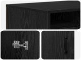 Electric Fireplace Black Oak 100 x 33 x 55 cm Engineered wood 8020992