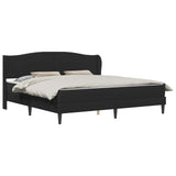 Bed Frame with Headboard Black 180 x 200 cm Faux Leather 3415272