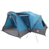 Cabin Tent with Rainfly Water-Resistant 10-Person Blue 42042255