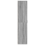 Shoe Cabinet Grey Sonoma 80x39x178 cm Engineered Wood 3276677