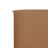 9-panel Wind Screen Fabric 1200x160 cm Taupe 47201