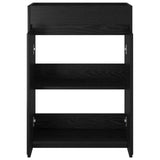 Bathroom Under Sink Cabinet Black Oak 56 x 37.5 x 81 cm 890777