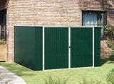 Garden Shed Green 195x198x159 cm Galvanised Steel 46253