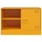 TV Cabinet Mustard Yellow 67x39x44 cm Steel 841697