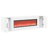 Electric Fireplace White 155 x 30 x 44 cm Engineered wood 8021015