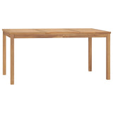 315620 Garden Dining Table 160x80x77 cm Solid Teak Wood