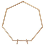 Wedding Arch Light Brown 221 x 92 x 216 cm Solid Pine Wood 42019395