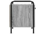 Bedside Cabinet Grey Sonoma 35 x 36.5 x 61 cm Engineered Wood 8007653