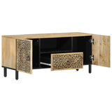 TV Cabinet 105x33x46 cm Solid Wood Mango 358226
