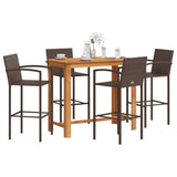 Garden Bar Set Brown 3295288
