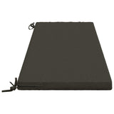2-Piece Bench Cushions SOEST 2 pcs 100% Polyester Anthracite 949389