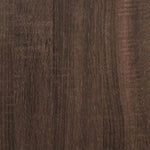 ZNTS 3 Piece Bathroom Cabinet Set Brown Oak Engineered Wood 3214353