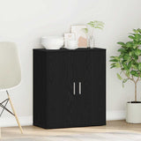 Sideboard Black Oak 60x31x70 cm Engineered Wood 869143