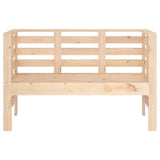 Garden Bench Natural Wood Solid pine wood Standard Durable 825135