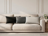 Cushion with Pillow HEERLEN 6 pcs Anthracite Polyester 925094