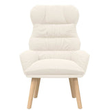 Armchair Cream 69 x 74 x 93 cm Sherpa Fabric 42001881