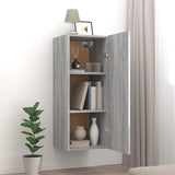 Wall Cabinet Grey Sonoma 34.5x34x90 cm Engineered Wood 817439