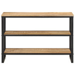 Console Table 100x35x70 cm Solid Rough Wood Mango 374075
