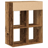Book Cabinet Old Wood 66x31x80 cm Engineered Wood 860299