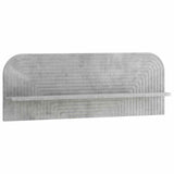 Wall Shelf 2 pcs Concrete Grey 102 x 13.5 x 37.5 cm 8014962