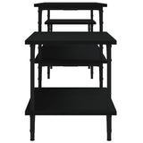 TV Cabinet Black 197x35x52 cm Engineered Wood 826325