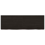 Bathroom Countertop Dark Brown 120x40x cm Treated Solid Wood 3156236