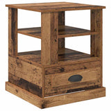 Bedside Cabinet Old Wood 50 x 50 x 60 cm Engineered Wood 881408