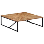 ZNTS Coffee Table 110x110x36 cm Solid Acacia Wood 247699