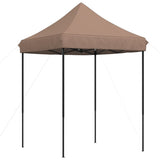 ZNTS Foldable Party Tent Pop-Up Brown 200x200x306 cm 4004988