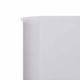 9-panel Wind Screen Fabric 1200x160 cm Sand White 47198