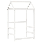 Kids' Bed Roof White 98x70x176.5 cm Solid Wood Pine 846992