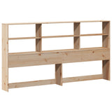 Bookcase Bed without Mattress 180x200 cm Super King Solid Wood Pine 3322763