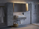 Bathroom Furniture Set 5 pcs Concrete Grey 3407266