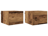 Wall Mounted TV Cabinet Wall-mounted Old Wood 30.5 x 30 x 30 cm 8003720