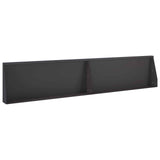 Retaining Wall 2 pcs 100 x 12 x 50 cm Steel Black 8015150