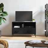 TV Cabinet Black 80x36x50 cm Engineered Wood 828973