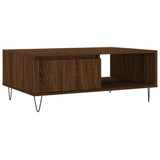 Coffee Table Brown Oak 90x60x35 cm Engineered Wood 827067