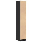 Apothecary Cabinet Black 30x41x174.5 cm Engineered Wood 3309628