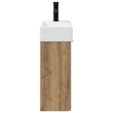 Bathroom Vanity Unit with Tap Artisan Oak 45.5 x 22.5 x 84 cm 889440