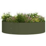Planter Ring 5 pcs Olive Green 80 x 80 x 20 cm 873627