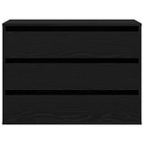 Drawer Cabinet Black 80 x 41 x 58 cm Engineered Wood 868902