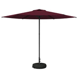 Garden Parasol with Base 300 x 300 cm Polyester Rectangular 42036235