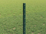 Welded Wire Fence 50 x 0.5 m PVC-Coated Steel Green 3336740
