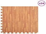 Pool Ground Mat 24 pcs Wood 8.64 EVA Foam 3433279